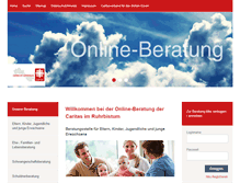Tablet Screenshot of beratung-caritas-essen.de